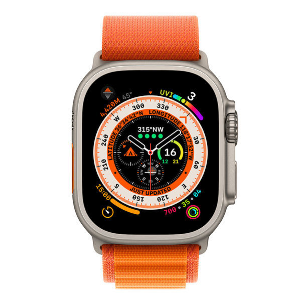 רצועה לשעון אפל 49 מ”מ מקורית כתום Apple Watch Alpine Loop - Medium