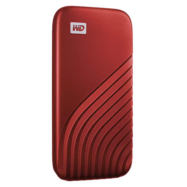 כונן קשיח SSD קומפקטי חיצוני 2 טרה Western Digital My Passport אדום