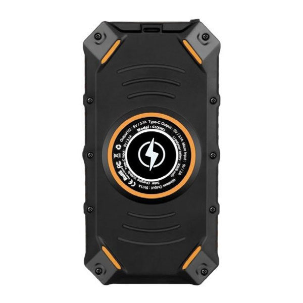 סוללת גיבוי סולארית 30,000mAh לשטח Discovery DS-30 שחור כתום