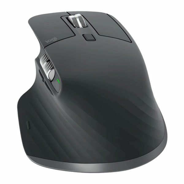 עכבר אלחוטי מקצועי Logitech MX Master 3S למחשב שחור