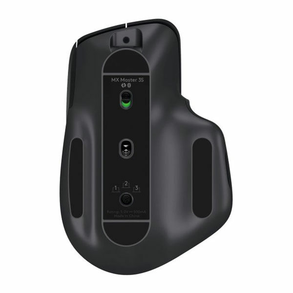 עכבר אלחוטי מקצועי Logitech MX Master 3S למחשב שחור