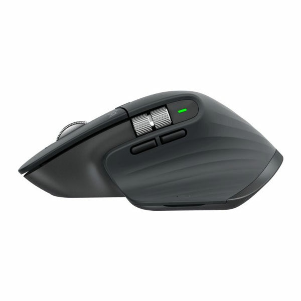 עכבר אלחוטי מקצועי Logitech MX Master 3S למחשב שחור