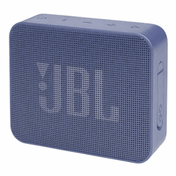 רמקול JBL GO Essential כחול עם מבנה קומפקטי וסאונד עוצמתי