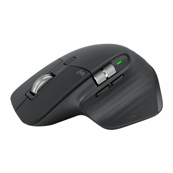 עכבר אלחוטי מקצועי Logitech MX Master 3S למחשב שחור