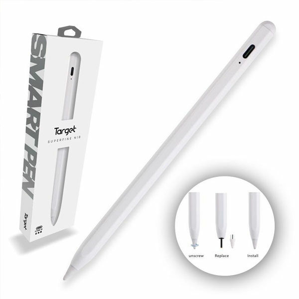 עט טא׳ץ לאייפד Smart Pen איכותי ומדויק מתאים גם לסמארטפון Target