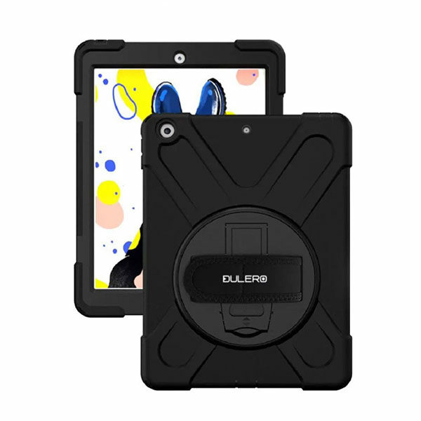 כיסוי ל Galaxy Tab A 10.1 2019 קשיח עם רצועה נשיאה Dulero Case שחור