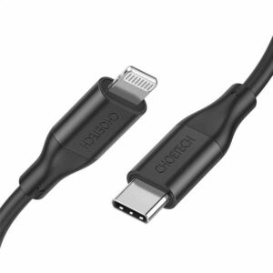 כבל לאייפון מאושר אפל USB-C ל-Lightning שחור Choetech