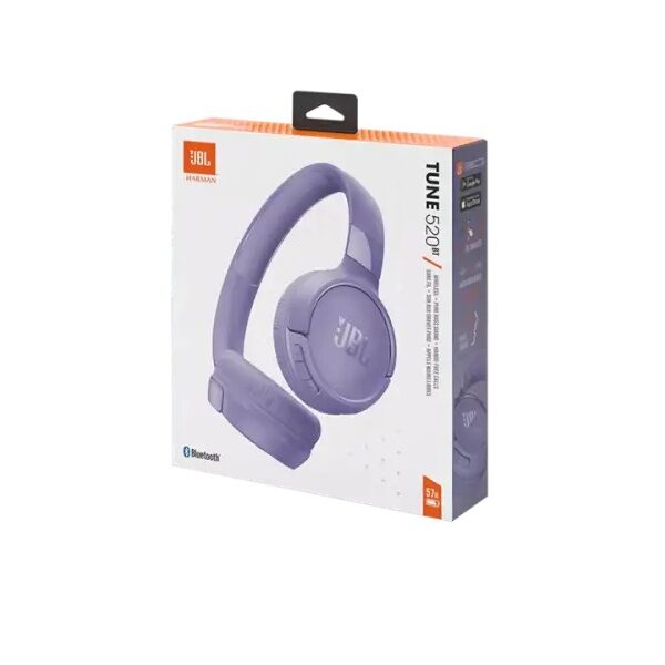 אוזניות אלחוטיות JBL Tune 520 BT סגול