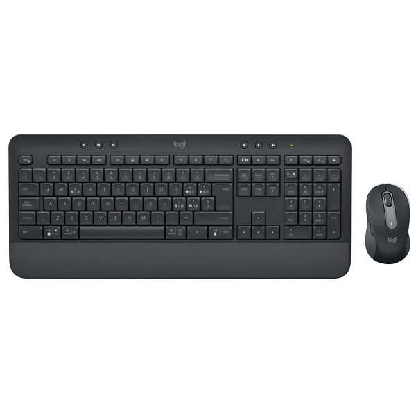 מקלדת ועכבר אלחוטיים שחור Logitech Mk650