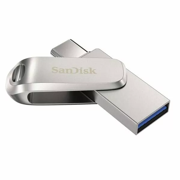 דיסק און קי זיכרון נייד SanDisk Ultra Dual Drive Luxe USB Type-C 256GB