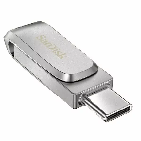 דיסק און קי זיכרון נייד SanDisk Ultra Dual Drive Luxe USB Type-C 256GB