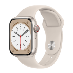 שעון חכם אפל Apple Watch Series 8 מידה 41mm זהב תומך GPS