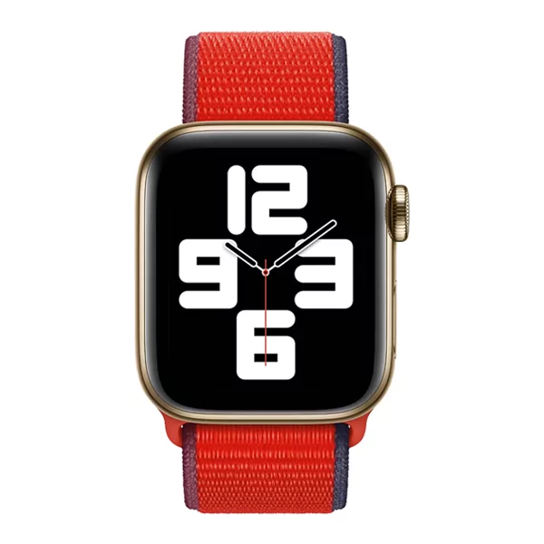 רצועה לשעון אפל 40 מ”מ מקורית אדום Apple Watch Red Sprot Loop - Small