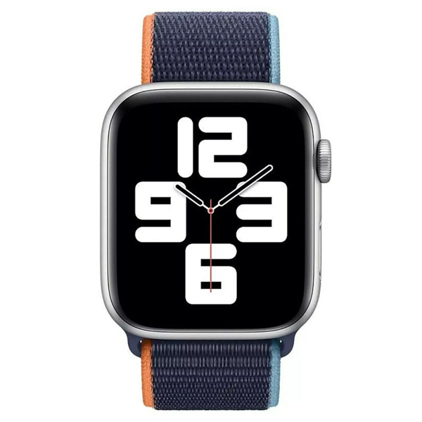 רצועה לשעון אפל 40 מ”מ מקורית כחול כהה Apple Watch Deep Navy Sprot Loop - Small