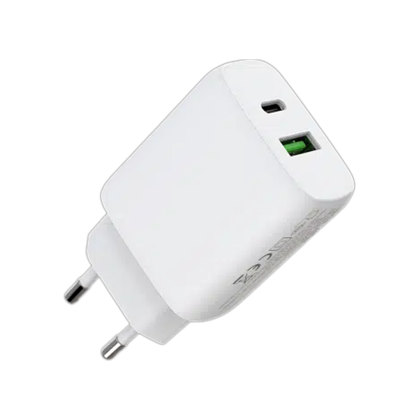 ראש מטען 25 וואט עם יציאת USB-C טעינה מהירה Power Tech