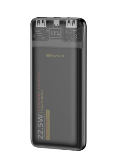 סוללת גיבוי ניידת חזקה Awei 10000mah P24k