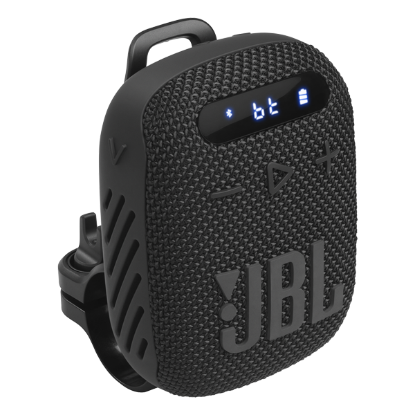 רמקול נייד לאופניים וקורקינט JBL Wind 3 עם רדיו FM וצג דיגיטלי