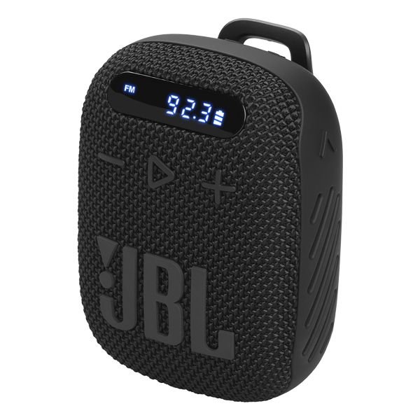 רמקול נייד לאופניים וקורקינט JBL Wind 3 עם רדיו FM וצג דיגיטלי