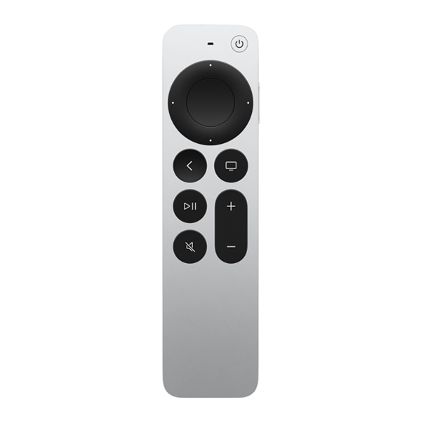 שלט Apple TV Siri Remote (2nd Generation) עם משטח לחיצה וחיבור USB-C לטעינה