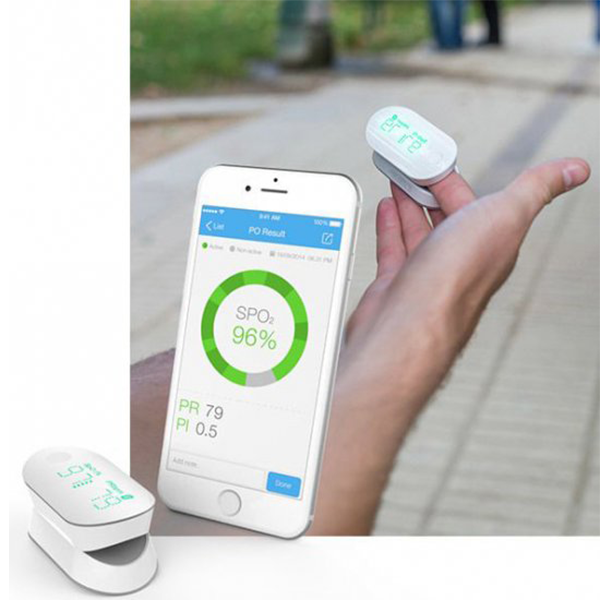 מד סיטוראציה Smart Pulse Oximeter - iHealth Air מאפשר מדידה בזמן אמת של SpO2 ודופק