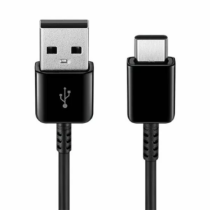 כבל סמסונג USB-A ל-USB-C מקורי באורך 1.5 מטר לטעינה מהירה Samsung שחור