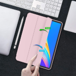 כיסוי פוליו ורוד iPad Pro 12.9 עם מקום לעט בעיצוב אופנתי ועמיד במיוחד