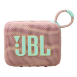 רמקול JBL Go 4 ורוד נייד עם סאונד עוצמתי ועמידות למים