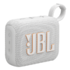 רמקול JBL Go 4 לבן נייד עם סאונד עוצמתי ועמידות למים