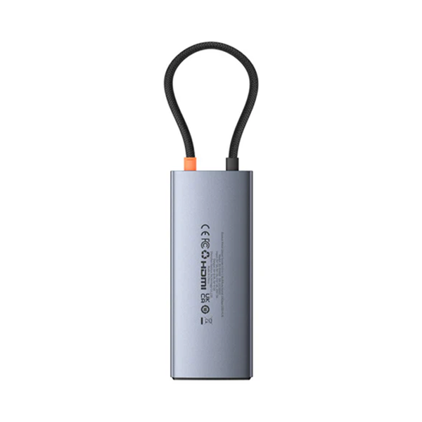 תחנת עגינה 6 ב-1 USB-C למחשב נייד עם חיבורים מגוונים Metal Gleam II מבית Baseus