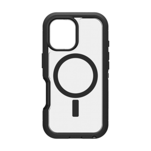 כיסוי OtterBox Defender XT לאייפון 16 פרו שקוף/שחור תומך MagSafe