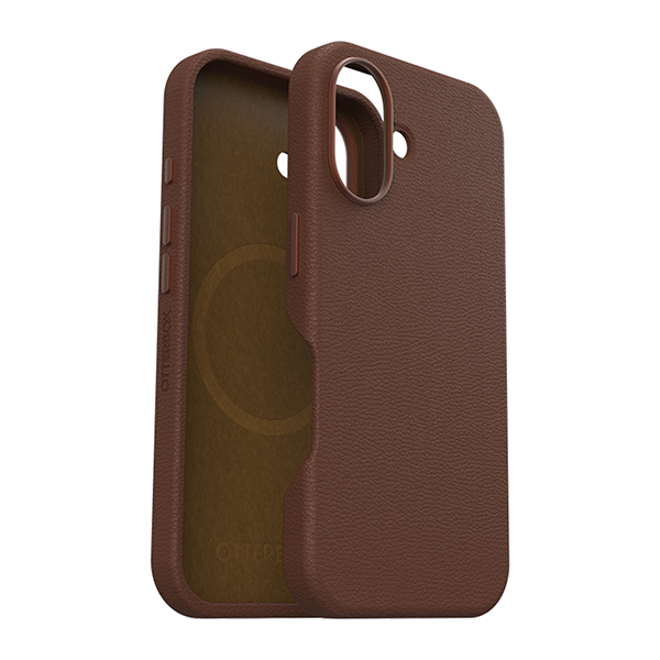 כיסוי Symmetry Cactus Leather חום לאייפון 16 להגנה וסטייל OtterBox