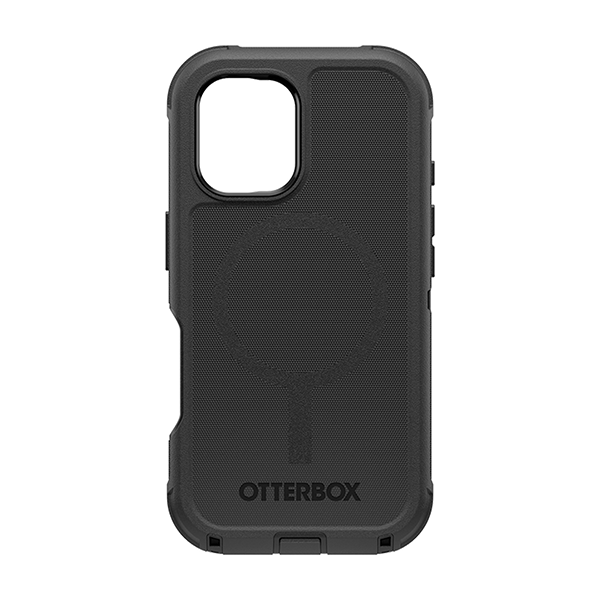 כיסוי לאייפון 16 פלוס שחור OtterBox Defender תומך MagSafe