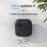 מצלמת אבטחה חכמה Blink Outdoor דור 4 עם איכות צילום HD ועמידות בכל מזג אוויר