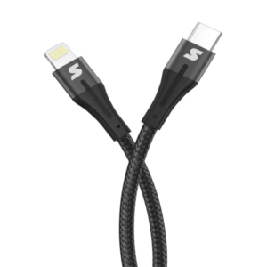 כבל שזור USB-C ל-Lightning טעינה מהירה בהספק 60W באורך 2 מטר Silverline