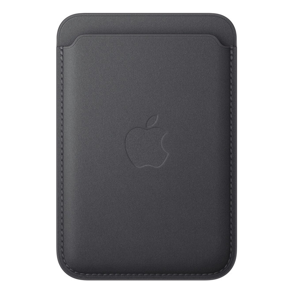 ארנק iPhone FineWoven שחור תומך MagSafe מקורי - Apple Black