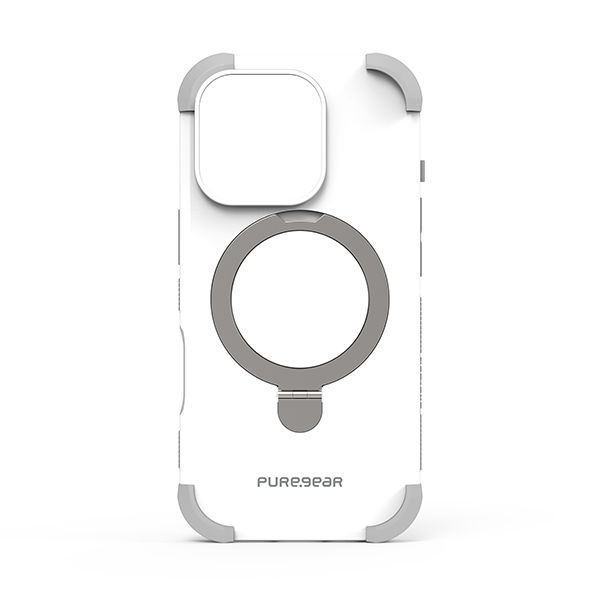 כיסוי לבן לאייפון 16 פרו מקס תומך MagSafe סדרת DualTek Kik מבית PureGear