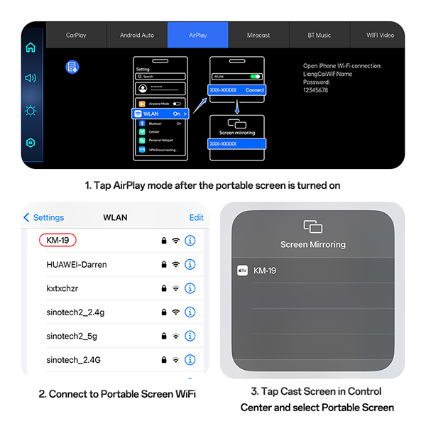 מערכת מולטימדיה לרכב 10.2 אינץ׳ תומך CarPlay עם מצלמת דרך 4K ואנדרואיד אוטו Yesido