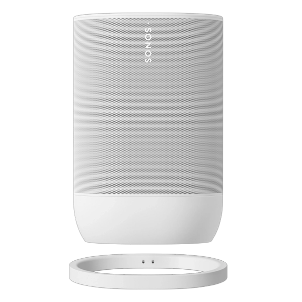 רמקול חכם Sonos Move 2 לבן שילוב מושלם בין סאונד וניידות