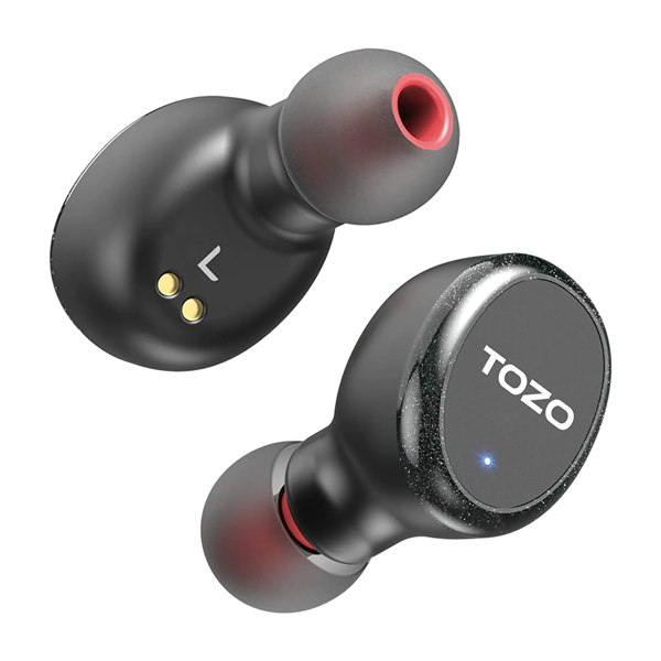 אוזניות אלחוטיות TOZO T10S עם סאונד איכותי ועמידות במים