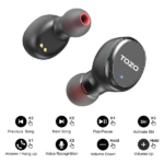 אוזניות אלחוטיות TOZO T10S עם סאונד איכותי ועמידות במים