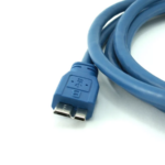 כבל USB 3.0 ל-Micro USB 3.0 באורך 0.5 מטר כחול Gold Touch