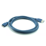 כבל USB 3.0 ל-Micro USB 3.0 באורך 0.5 מטר כחול Gold Touch