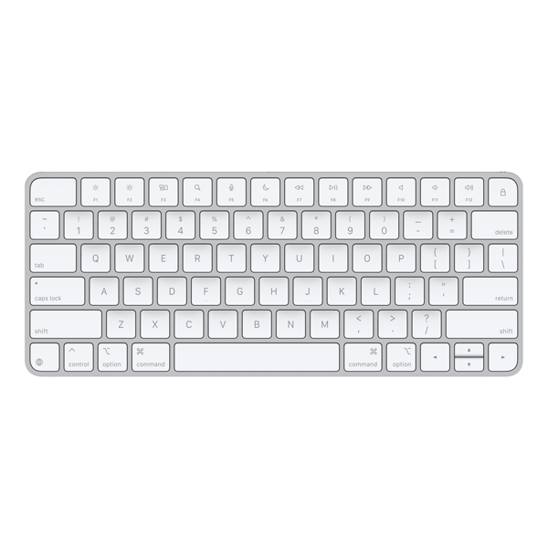 מקלדת מקורית Apple Magic Keyboard עם טעינת USB-C לבן