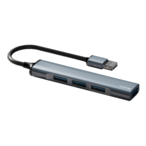 מתאם USB 3.0 קומפקטי וחכם עם 4 יציאות Yesido HB18