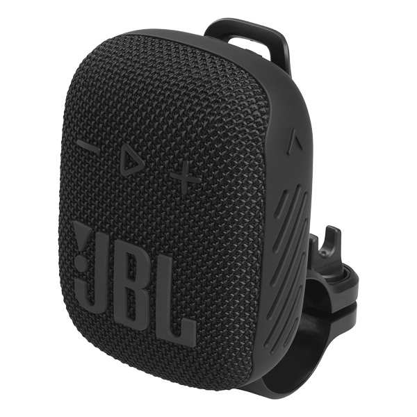 רמקול נייד JBL Wind 3S שחור לאופניים ואופנועים עם עמידות למים