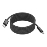 כבל USB-C מגנטי עם טעינה מהירה עד 60W בעיצוב PureGear באורך 1.2 מטר