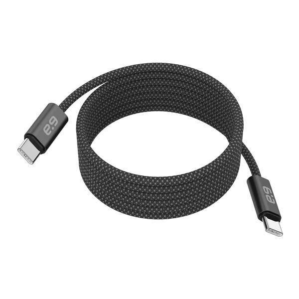 כבל USB-C מגנטי עם טעינה מהירה עד 60W בעיצוב PureGear באורך 1.2 מטר