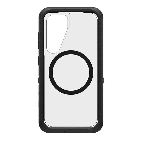 כיסוי OtterBox Defender XT לגלקסי S25 שקוף/שחור תומך Magnets