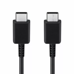 מטען מקורי לגלקסי S25 פלוס שחור עם כבל USB-C באורך 1 מטר 45 וואט Super Fast Charger