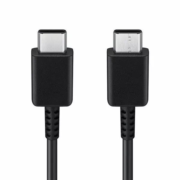 מטען מקורי לגלקסי S25 פלוס שחור עם כבל USB-C באורך 1 מטר 45 וואט Super Fast Charger